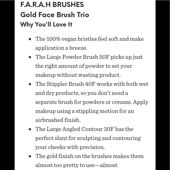 F.A.R.A.H. Face Brush Trio - Picture 2 of 8